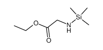 N-(Trimethylsilyl)glycin-ethylester结构式