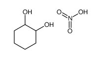 cyclohexane-1,2-diol,nitric acid Structure