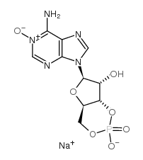 ADENOSINE N1-OXIDE-3',5'-CYCLIC MONOPHOSPHATE SODIUM SALT structure
