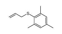 3-(2,4,6-trimethylphenylthio)prop-1-ene结构式