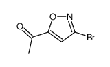 1-(3-溴异噁唑-5-基)乙酮结构式