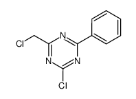2-chloro-4-chloromethyl-6-phenyl-1,3,5-triazine Structure