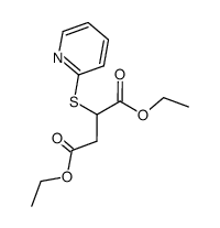 diethyl (2-pyridylthio)succinate Structure