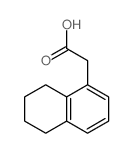 1-Naphthaleneaceticacid, 5,6,7,8-tetrahydro-结构式