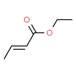 ethyl (E)-but-2-enoate结构式