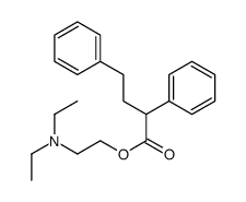 2-(Diethylamino)ethyl 2,4-diphenylbutyrate结构式