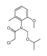 2-chloro-N-(2-methoxy-6-methylphenyl)-N-(propan-2-yloxymethyl)acetamide结构式