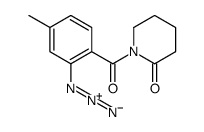 1-(2-azido-4-methylbenzoyl)piperidin-2-one Structure