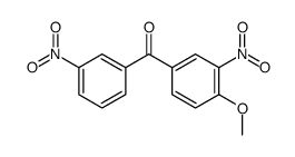 (4-methoxy-3-nitrophenyl)-(3-nitrophenyl)methanone Structure