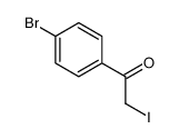 1-(4-bromophenyl)-2-iodoethanone结构式