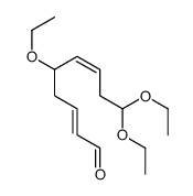 5,9,9-triethoxynona-2,6-dienal Structure