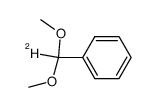 α-deuterated benzaldehyde dimethyl acetal Structure