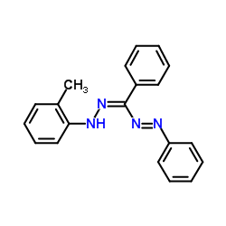 3,5-二苯基-1-(邻甲苯基)甲臢结构式