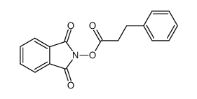 N-(phthalimidoyloxy)-3-phenylpropionate结构式