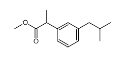 methyl 2-(3-isobutylphenyl)propanoate Structure