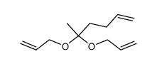5,5-bis-allyloxy-hex-1-ene结构式