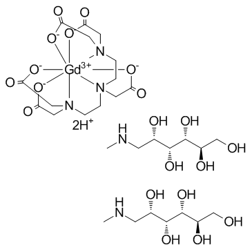 钆喷酸葡胺结构式