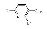 2-Bromo-6-chloro-3-methylpyridine Structure