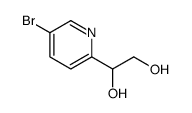 1,2-Ethanediol, 1-(5-bromo-2-pyridinyl) Structure