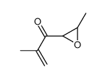 2-Propen-1-one,2-methyl-1-(3-methyl-2-oxiranyl)-结构式