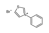 3-phenyl-1,3-thiazol-3-ium,bromide Structure