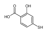 2-hydroxy-4-sulfanylbenzoic acid Structure