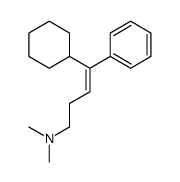 4-cyclohexyl-N,N-dimethyl-4-phenylbut-3-en-1-amine结构式