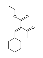 ethyl 2-(cyclohexylmethylidene)-3-oxobutanoate Structure