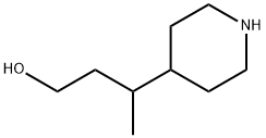 3-(4-哌啶基)-1-丁醇结构式