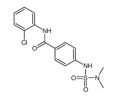 N-(2-chlorophenyl)-4-(dimethylsulfamoylamino)benzamide Structure