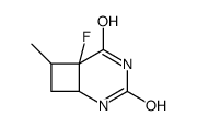 6-fluoro-7-methyl-2,4-diazabicyclo[4.2.0]octane-3,5-dione结构式