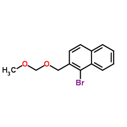 1-Bromo-2-[(methoxymethoxy)methyl]naphthalene Structure