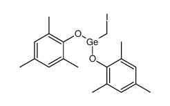 iodomethyl-bis(2,4,6-trimethylphenoxy)germane结构式