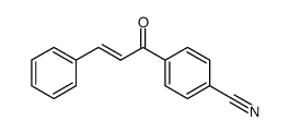 1-(4-cyanophenyl)-3-phenyl-2-propen-1-one Structure