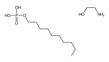2-aminoethanol,decyl dihydrogen phosphate Structure