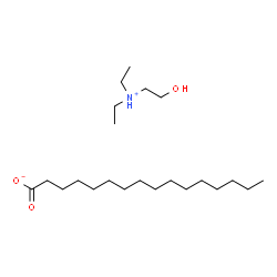 diethyl(2-hydroxyethyl)ammonium palmitate Structure