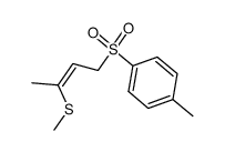 (Z)-3-(methylthio)-2-buten-1-yl p-tolyl sulfate结构式