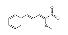 [(1E,3Z)-(4-methylsulfanyl-4-nitrobuta-1,3-dienyl)]benzene Structure