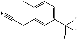 2-methyl-5-(trifluoromethyl)phenylacetonitrile Structure