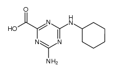 amino-cyclohexylamino-[1,3,5]triazine-2-carboxylic acid结构式