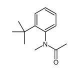 N-(2-tert-butylphenyl)-N-methylacetamide结构式