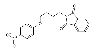 2-[4-(4-nitrophenoxy)butyl]isoindole-1,3-dione结构式