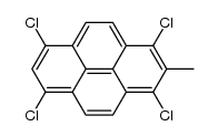 1,3,6,8-tetrachloro-2-methyl-pyrene结构式