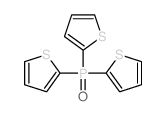 Phosphine oxide, tri-2-thienyl- Structure