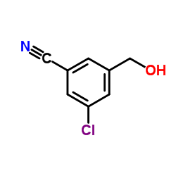 3-氯-5-氰基苄醇结构式