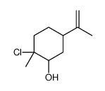 2-chloro-2-methyl-5-prop-1-en-2-ylcyclohexan-1-ol结构式