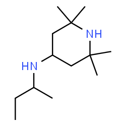 N-(仲丁基)-2,2,6,6-四甲基哌啶-4-胺结构式