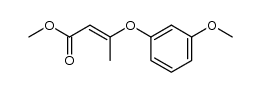 3-(3-methoxy-phenoxy)-crotonic acid methyl ester Structure