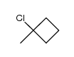 1-chloro-1-methyl-cyclobutane Structure