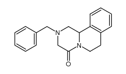 2-benzyl-1,2,3,6,7,11b-hexahydro-4H-pyrazino[2,1-a]isoquinolin-4-one结构式